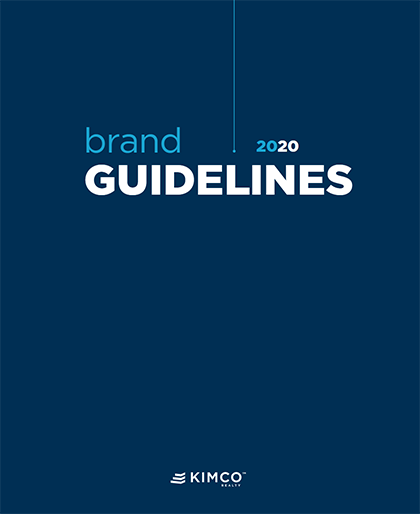 Kimco's Branding Guidelines (PDF), 2017