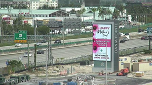 Dania Pointe, digital pylon, Mother's Day sign, 2019 May