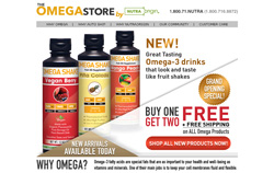 Great Tasting Omega-3 drinks