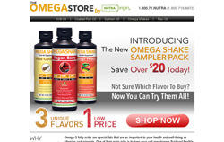 Try Our New Omega Shake Sampler Pack!