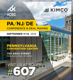 ICSC PA/NJ/DE, Booth #607, Pennsylvania, September 11-12, 2019