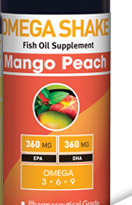 Mango Peach Omega Shake